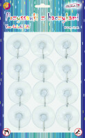 Przyssawka z haczykiem 4 cm  (12) PH-3066 ALIGA